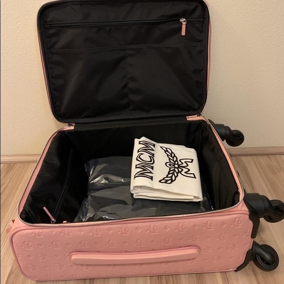 MCM Ottomar Monogrammed Leather Trolley - Picture 6 of 8